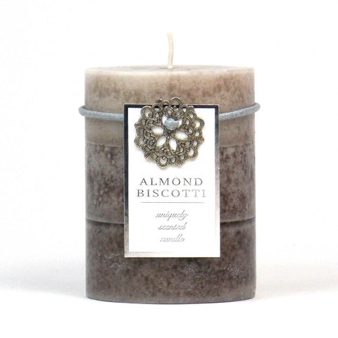 Almond Biscotti Pillar Candle