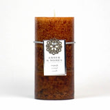 Amber & Honey Pillar Candle