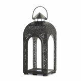 Arched Black Medallion Lantern